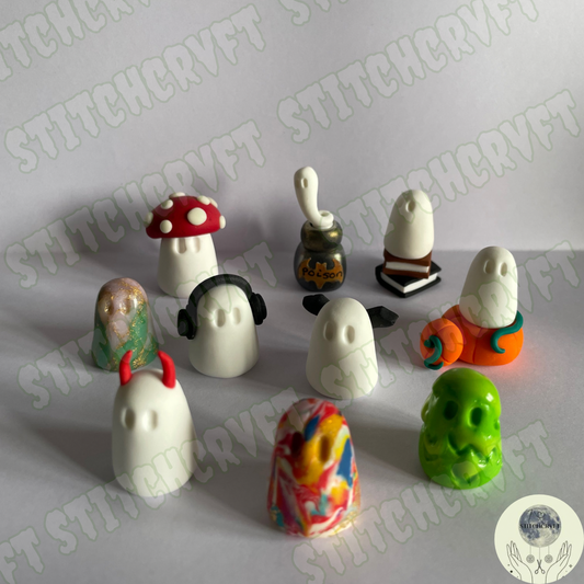 Mini polymer clay ghost | Handmade to order