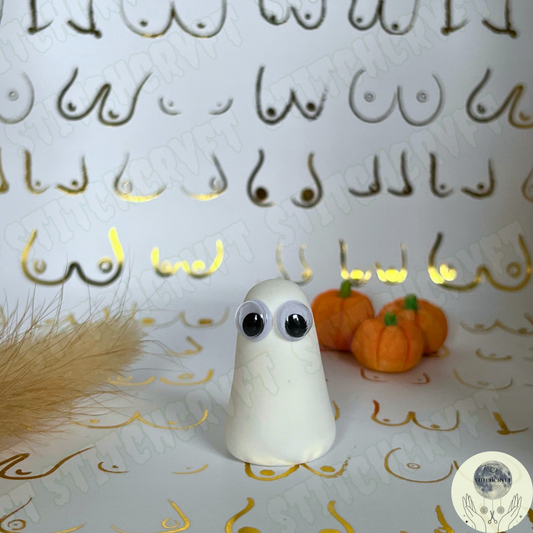 Ghost with googly eyes | Handmade to order