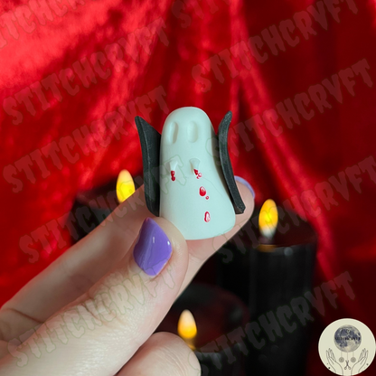 Vampire ghost with coffin box | Handmade to order