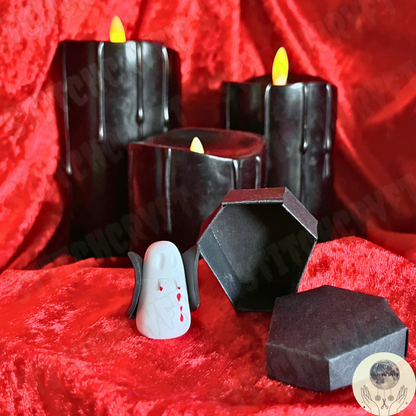 Vampire ghost with coffin box | Handmade to order