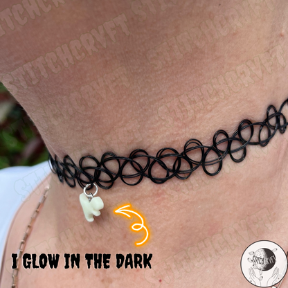 90s style tattoo choker | Handmade to order