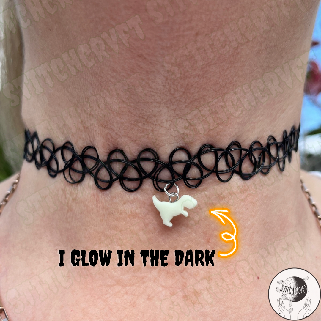 90s style tattoo choker | Handmade to order