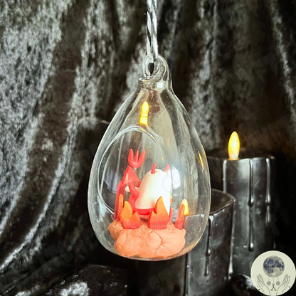 Spooky glass egg scenes | One of a kind | Small batch