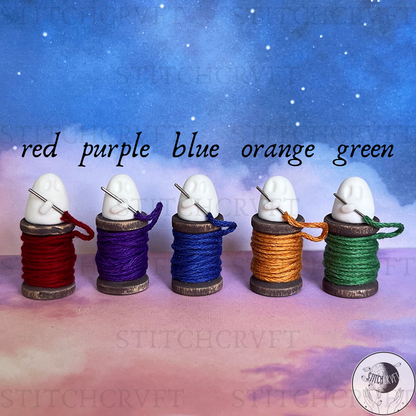 Tiny ghost bobbins | Handmade to order