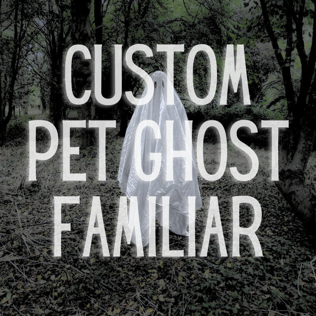 CUSTOM PET GHOST FAMILIAR - CONTACT STITCHCRVFT BEFORE PURCHASE