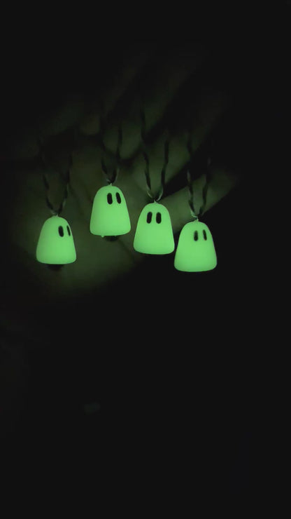 Glow in the dark Jingle boos spookmas baubles | Handmade to order