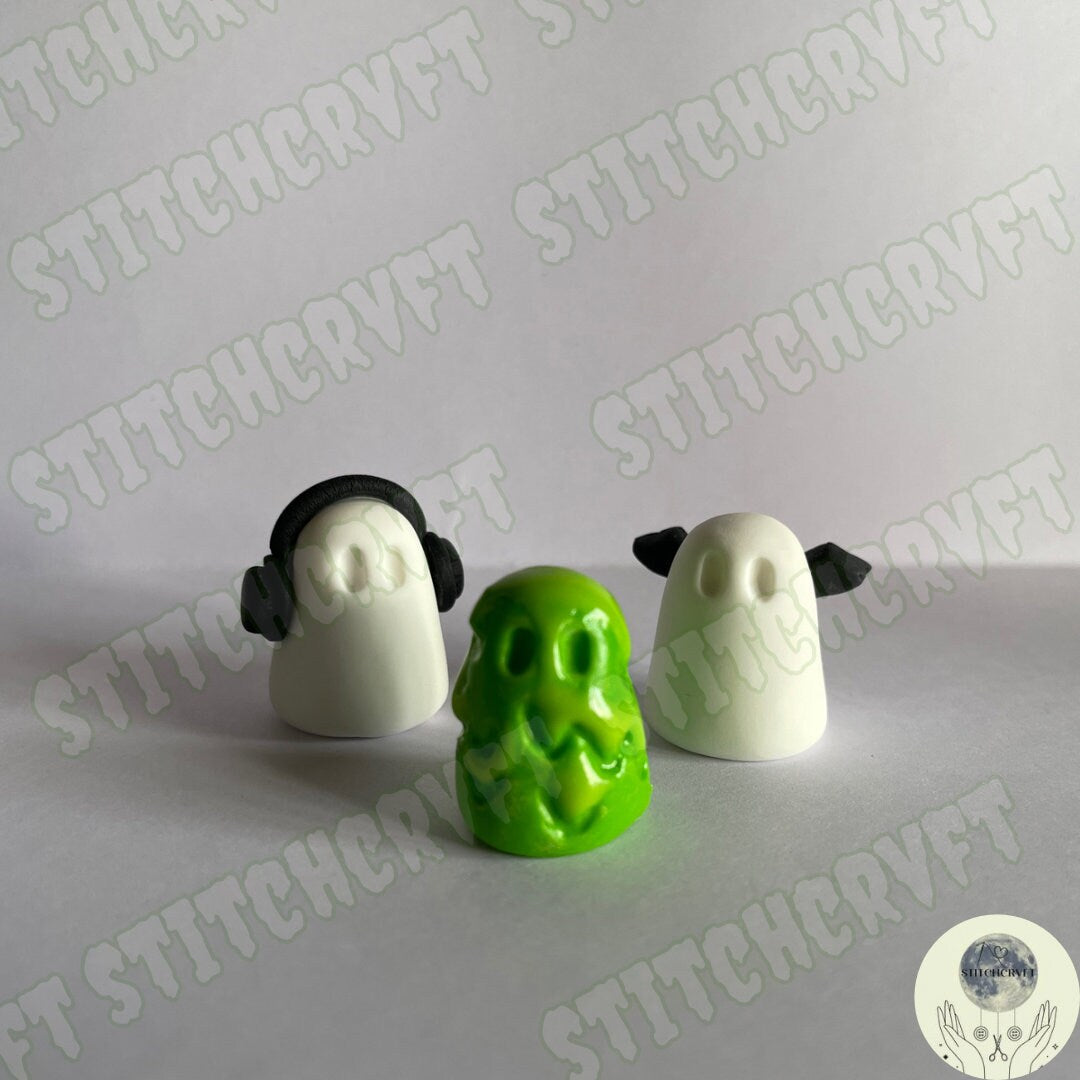 Mini polymer clay ghost | Handmade to order