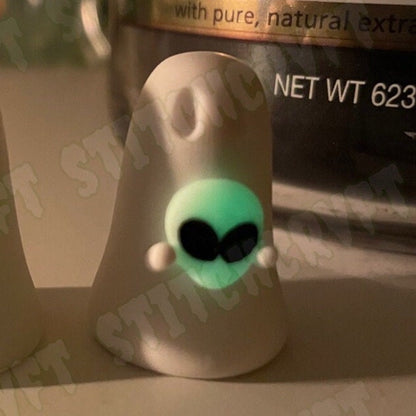 Ghost holding alien head | Handmade to order