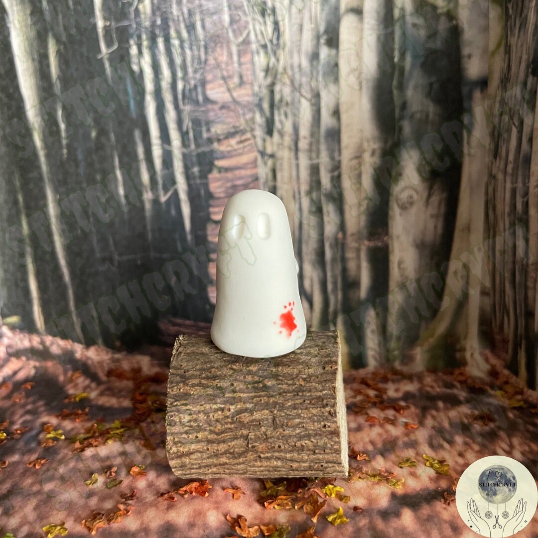 Butcher ghost holding secret utensil | Handmade to order