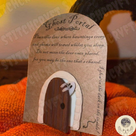 Ghost portal door | Fairy door | Handmade to order