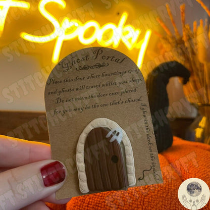 Ghost portal door | Fairy door | Handmade to order