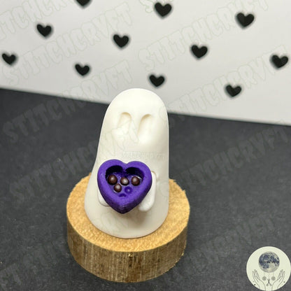 Ghost holding tiny box of chocolates | Handmade to order